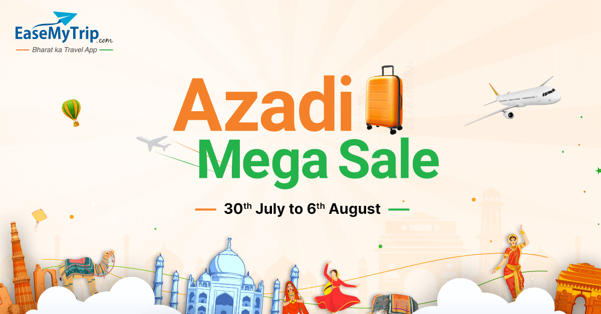 EaseMyTrip Azadi Mega Sale