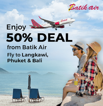 Batik Air Sale, Enjoy 50% Deal Ex India to Selected Destinations