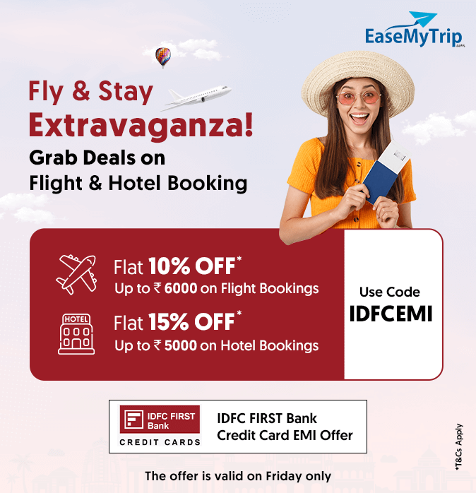 IDFC FIRST Bank Credit card EMI offer, Get Amazing Deals on Flight and ...