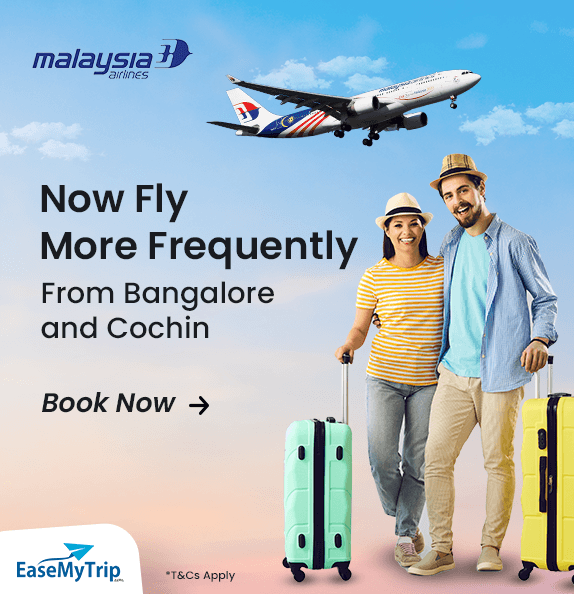 Malaysia Airlines Offer, Get Increased Flight Frequency From Bangalore 