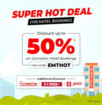 Enjoy Hotel Bookings With Discount Up To 50% At EaseMyTrip